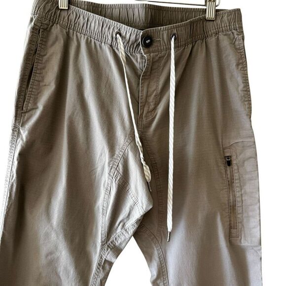 Vuori The Rise And Shine Organic Cotton Athletic Casual Gray Jogger Active Pants - Picture 3 of 13